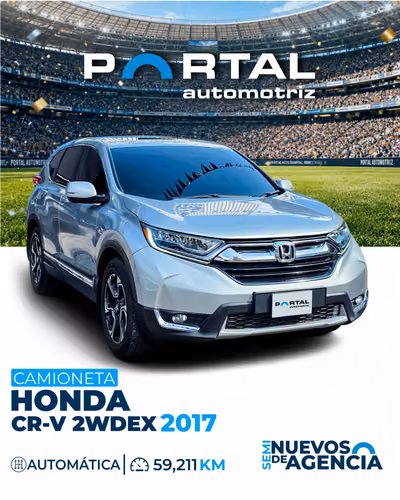 HONDA CRV 2WD EX 2017 COLOR PLATEADO