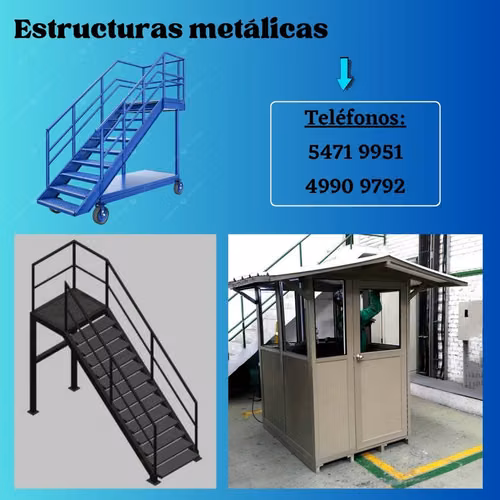 Escaleras metálicas y todo tipo de estructura metálica