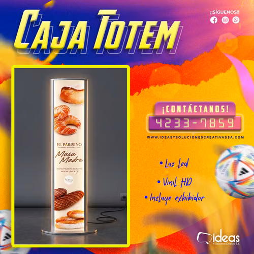  TÓTEM PUBLICITARIO PERSONALIZADO 
