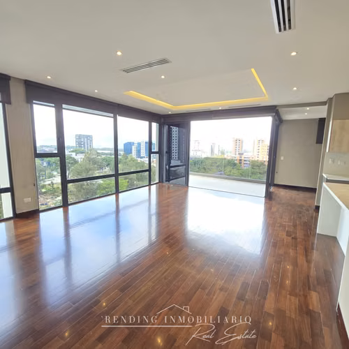 Apartamento en renta zona 14 edificio Santa Inés del Parque 2 habitaciones + 2 parqueos