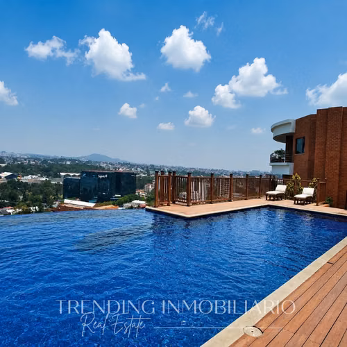 Apartamento en renta zona 14 edificio Tadeus de 2 habitaciones + 2 parqueos