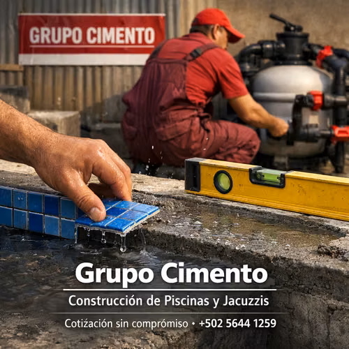 Construction of Piscinas and Jacuzzis