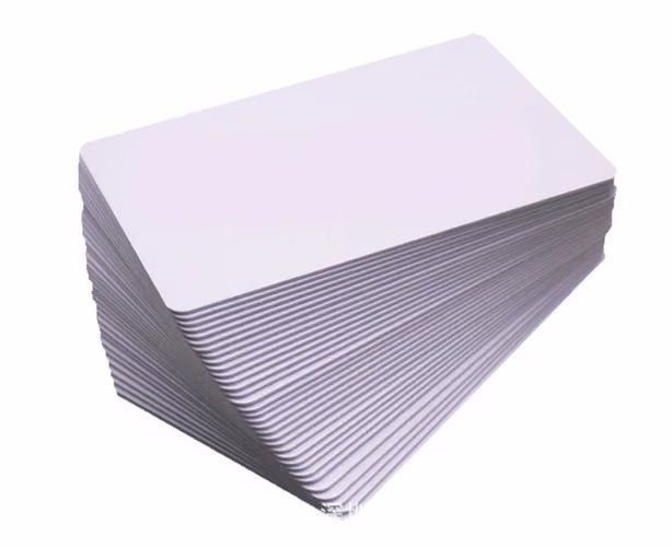TARJETAS PVC PARA IMPRESIÓN CON TINTA, SUBLIMADO Y TERMICO
