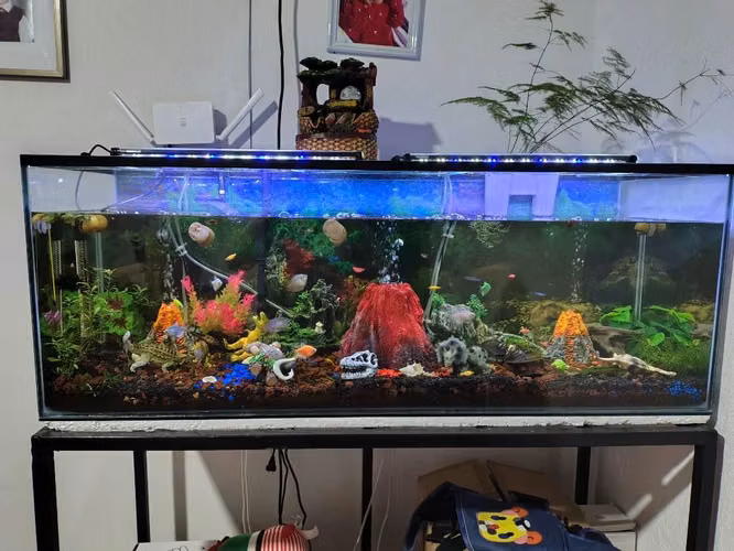 ¡Hermosa pecera completamente equipada en venta!