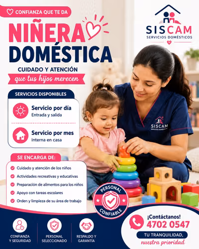 NIÑERAS Y EMPLEADAS DOMESTICAS
