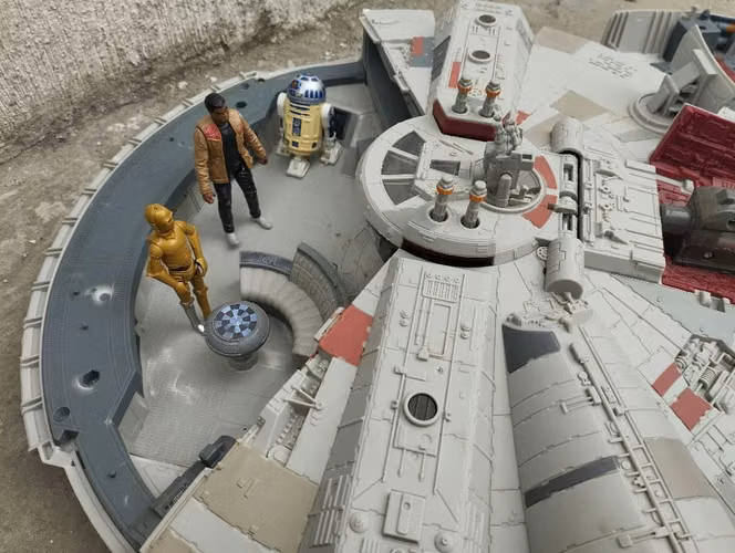 STAR WARS HALCÓN MILENARIO OARA FIGURAS 3.75