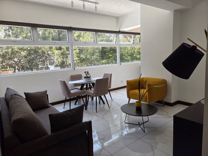 RENTO APTO AMUEBLADO ZONA 13 VISTALAGO REF.6926 *60 M2, 1 HAB, 1 BAÑO, 1 PARQ