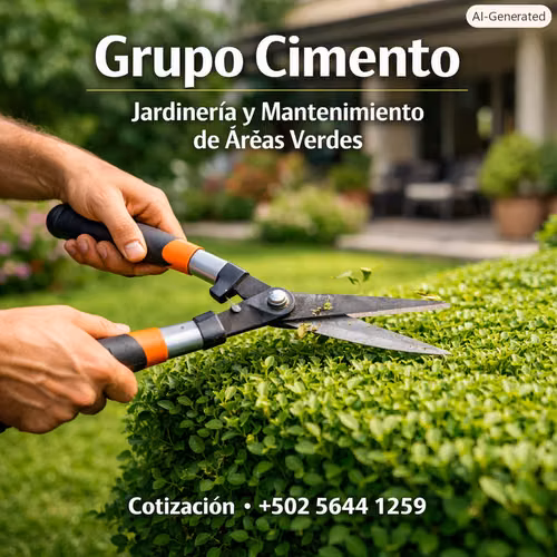 Jardinería y Mantenimiento de Áreas Verdes - Imagen 1