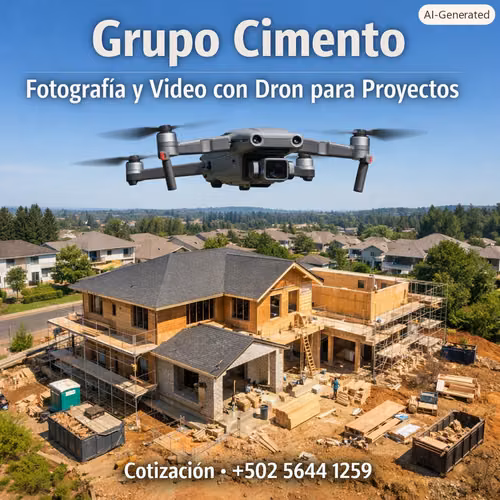 Fotografía y Video con Dron para Proyectos