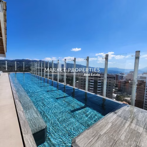Apartamento en renta en Edificio Echo | Zona 14 de 2 habitaciones