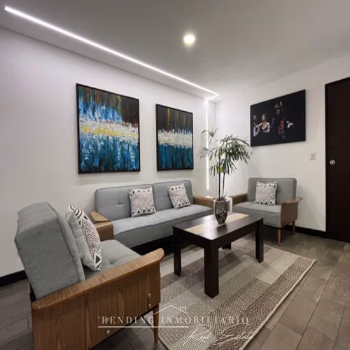 Apartamento amueblado en renta zona 10 edificio Verona de 2 habitaciones + 2 parqueos