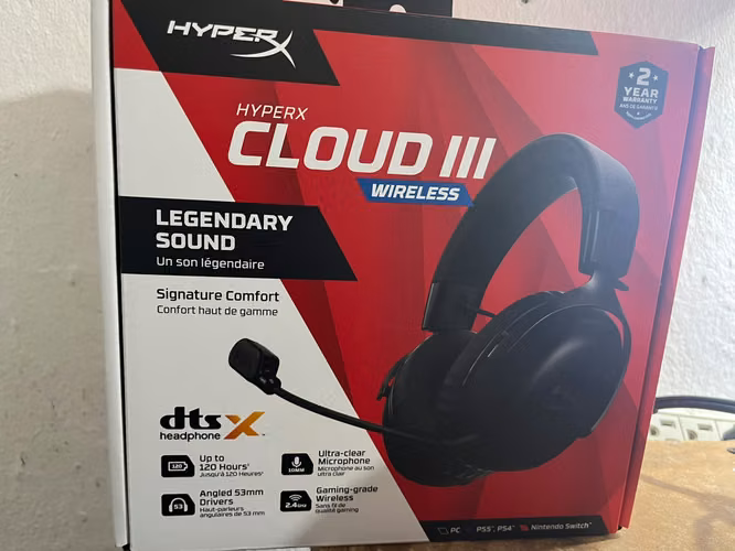AUDIFONOS PC - HyperX, Cloud III, Audífonos Gamer, Cascos PS5