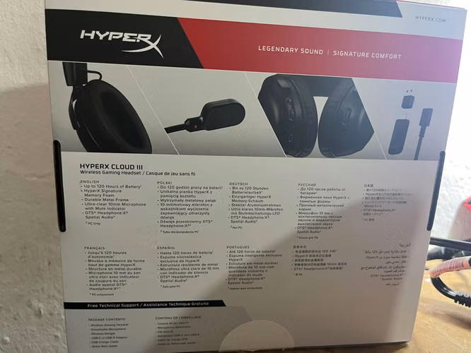 AUDIFONOS PC - HyperX, Cloud III, Audífonos Gamer, Cascos PS5