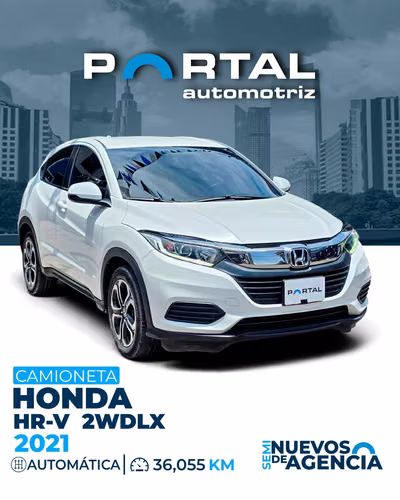 HONDA HR-V 2WDLX 2021 COLOR BLANCO