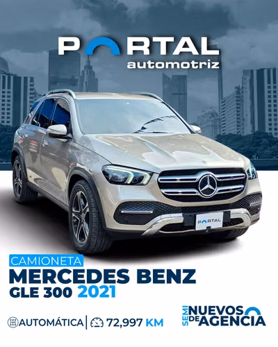 MERCEDES BENZ GLE 300 2021 COLOR PLATA MOJAVE - Imagen 1