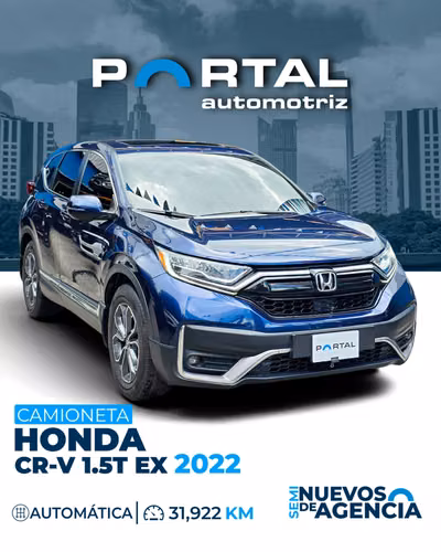 HONDA CRV 1.5 EX 2022 COLOR AZUL