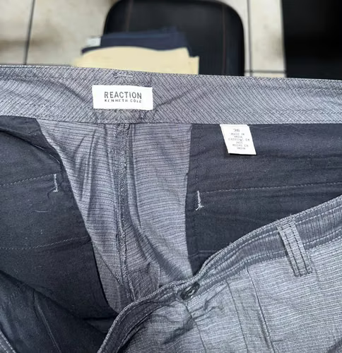 Short - Kenneth Cole Reaction - Color: Gris - Nuevo - Original - Talla: 36 - Imagen 4