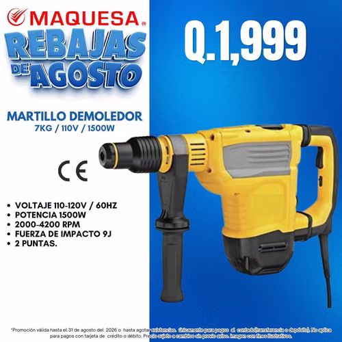 ROTOMARTILLO 7 KGS – MAQUESA
