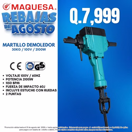 DEMOLEDOR DE 30KG MAQUESA