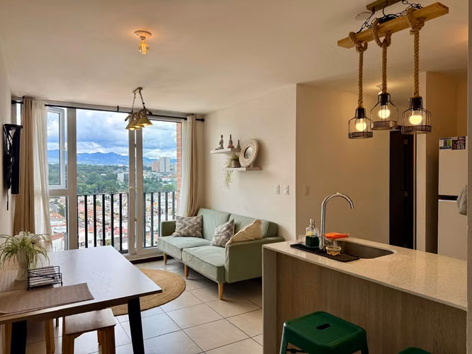 APARTAMENTO AMUEBLADO EN RENTA EN ZONA 11, PARQUE SAN JORGE