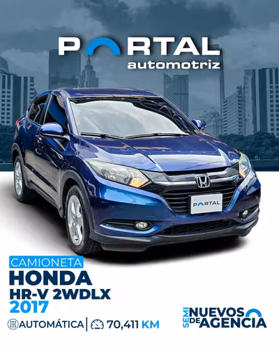 HONDA HR-V 2WDLX 2017 COLOR AZUL