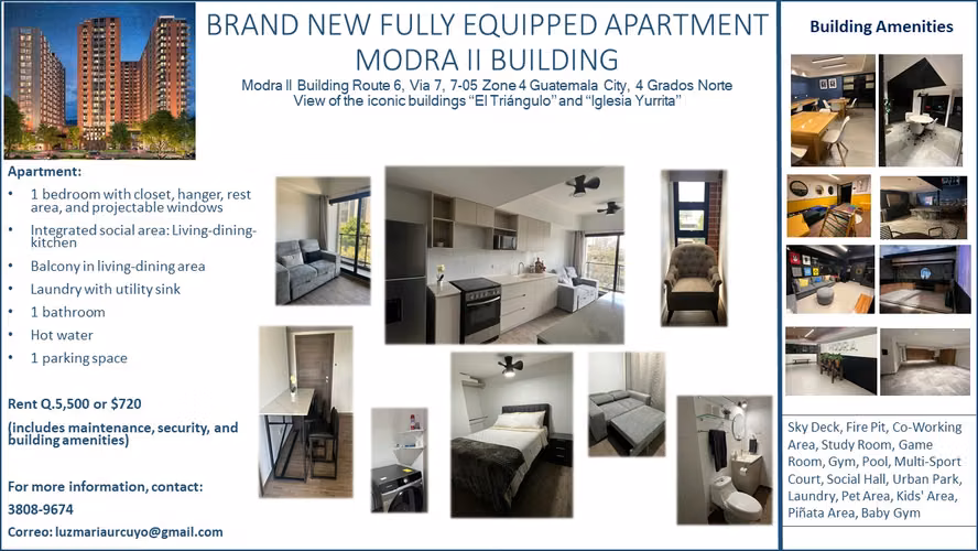 ESTRENA APARTAMENTO TOTALMENTE EQUIPADO Edificio Modra II - Imagen 2
