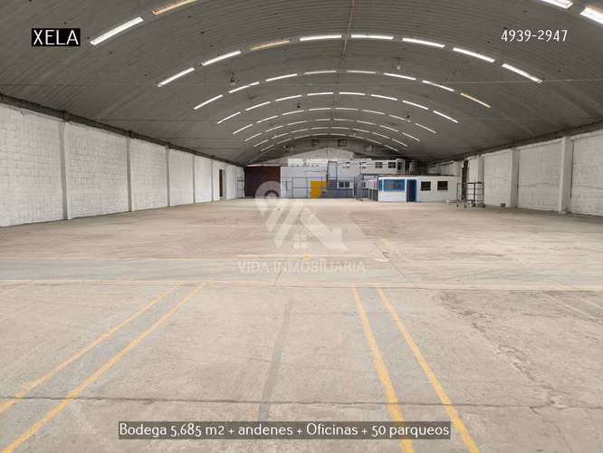 Bodega de 5,685 m2 en XELA