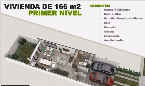 CASA EN VENTA PARA ESTRENAR RESIDENCAILES VISTAS DE SAN JOSÉ KM. 22.2 FRAIJANES CAES - Imagen 2