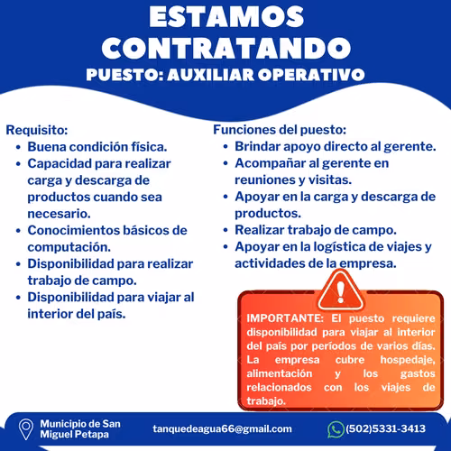Auxiliar operativo