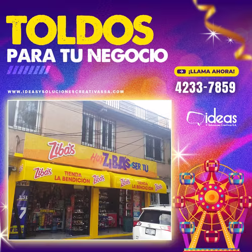  TOLDOS PARA TU NEGOCIO 