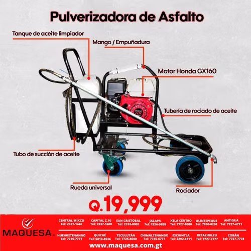 ¡PULVERIZADORA DE ASFALTO!
