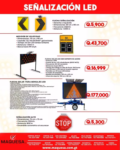 SEÑALIZACIÓN VIAL MAQUESA