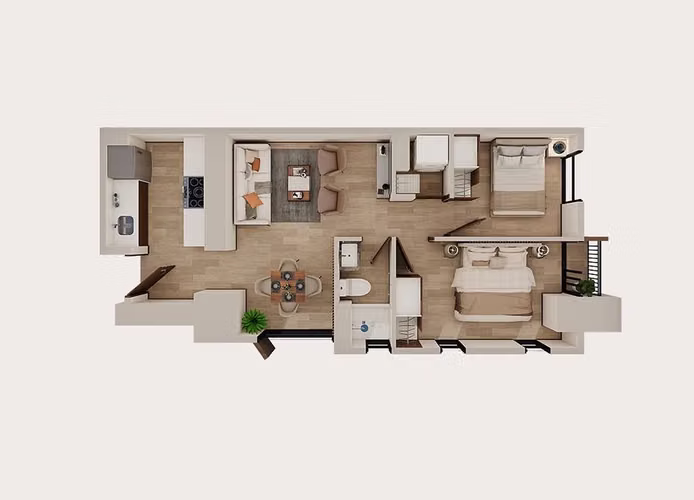 Apartamento en nivel alto en Altaire, zona 11
