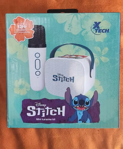Bocina Bluetooth Inalambrica marca Xtech modelo XTS-D622ST edición Disney Stitch NUEVO SELLADO