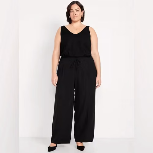 PANTALÓN - OLD NAVY - BILLIE - WIDE LEG – COLOR: NEGRO - TALLA: XL - NUEVO - ORIGINAL