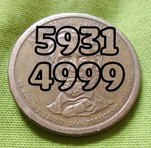 Monedas 1861 ABRAHAM LINCOLN $1 LIBERTY USA 3 MONEDAS ERROR  - Imagen 2