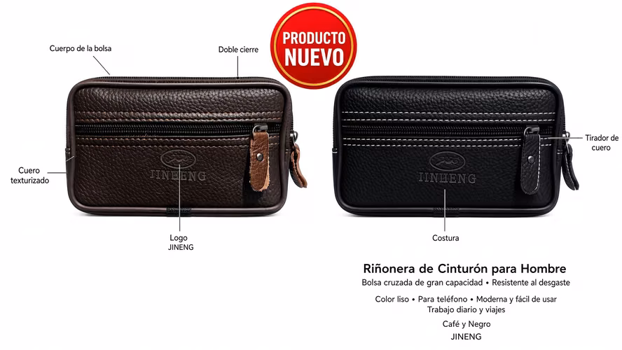 Riñonera de Cinturón para Hombre - JINENG