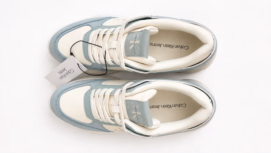 Tenis Calvin Klein Jeans Wedge Runner Nuevos Talla 40 / US 9 - Imagen 3