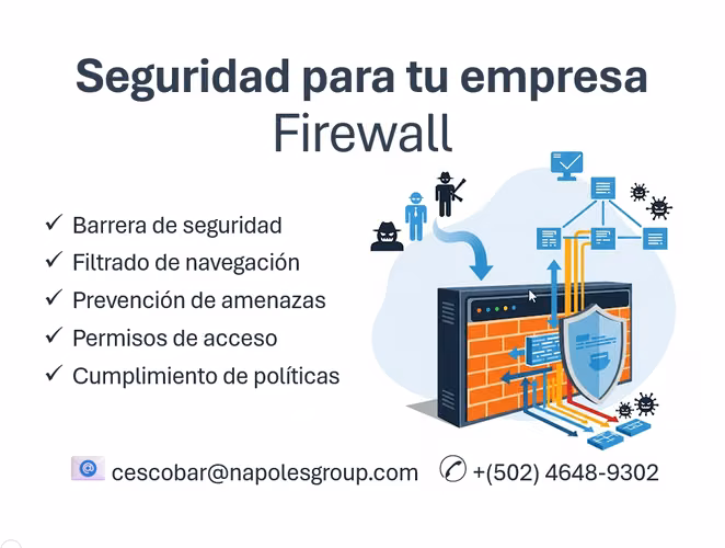 Firewall - filtro de seguridad entre la red de la empresa e Internet