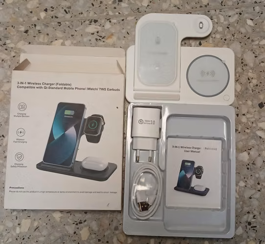 estacion  de carga para iphone, airpods y iwatch  - Imagen 3