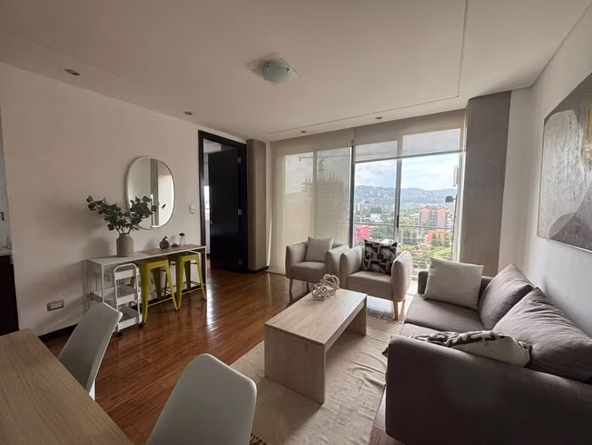 APARTAMENTO DE 1 HAB + ESTUDIO ZONA 14 TORRE 14 AMUEBLADO