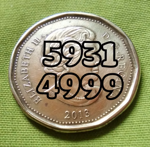 ELIZABETH II REGINA DOLLAR CANDA 2013 ERROR MONEDA  - Imagen 2