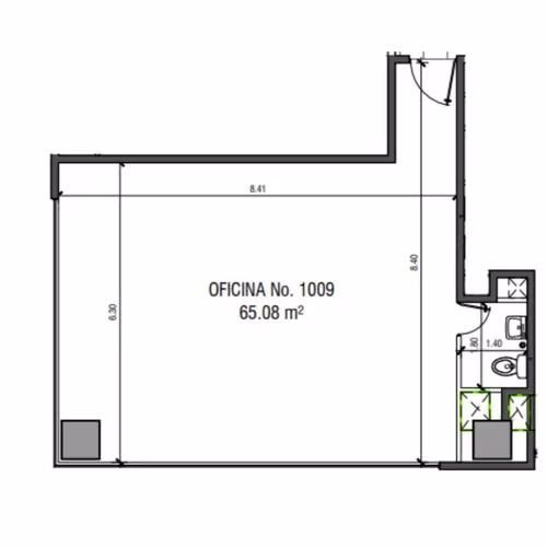 Oficina en renta en Edificio Torino 2 Zona 10 | Nivel alto de 65m² + parqueo - Imagen 10
