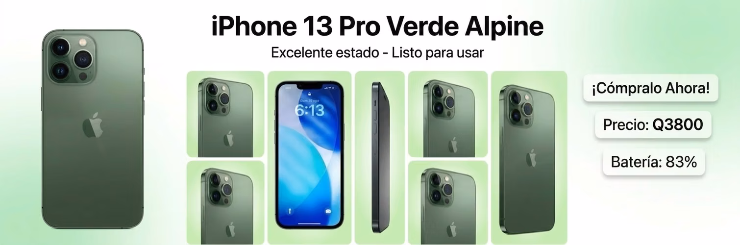 IPHONE 13 PRO MAX GREEN ALPHINE