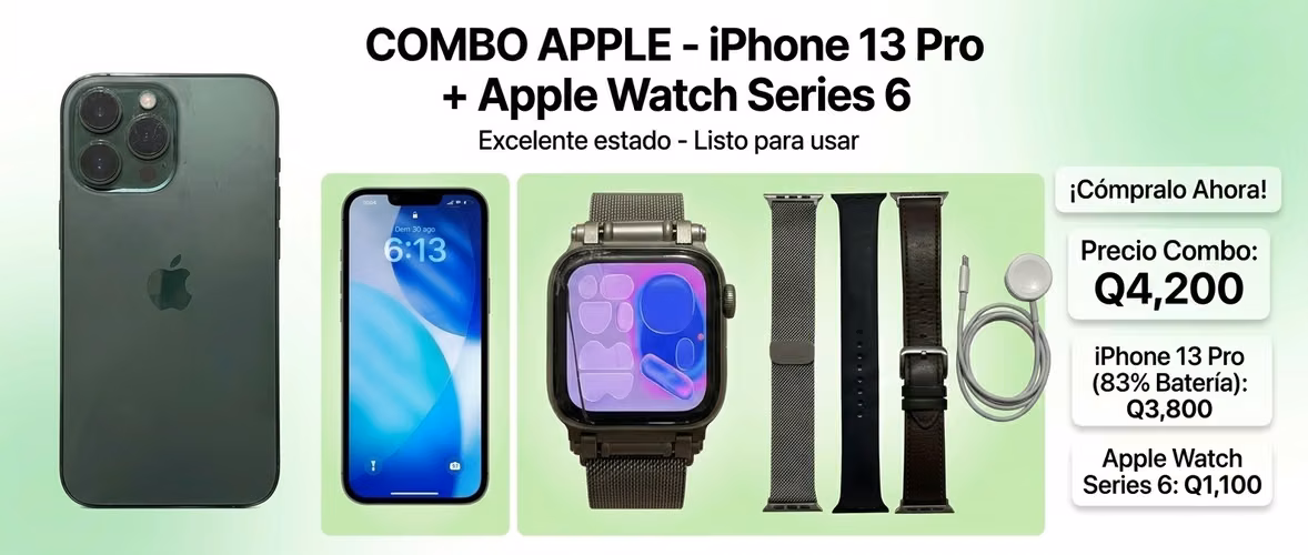 In combo is always better, IPphone 13 Pro Max + Apple Watch series 6