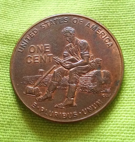 Error 2009 LIBERTY ABRAHAM LINCOLN ONE CENT USA MONEDA COLECCIÓN  - Imagen 6