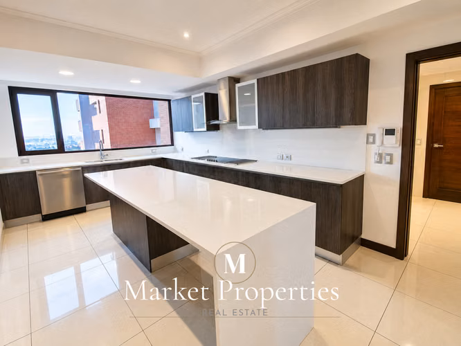 Apartamento en renta en Edificio Noguchi, Zona 14, con amplios espacios, excelente iluminación y vista panorámica. - Imagen 2