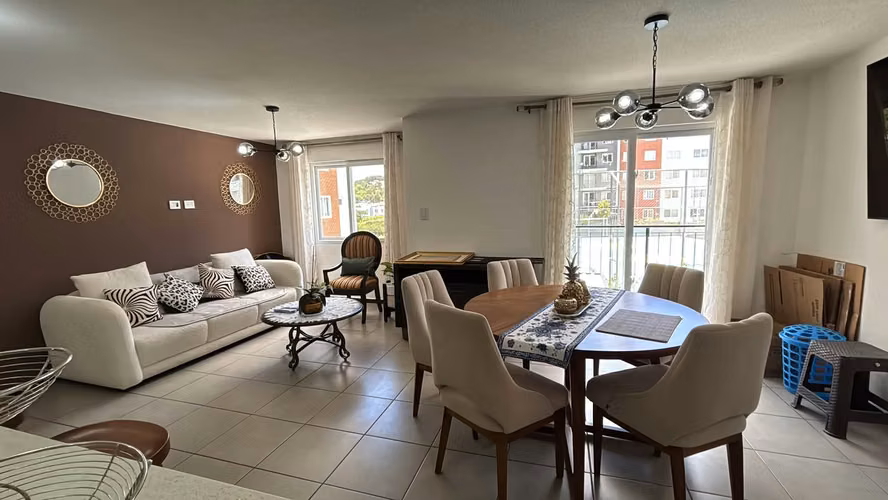 APARTAMENTO EN RENTA DE 3 HABITACIONES AMOBLADO EN PARQUE SAN ANGEL ZONA 2