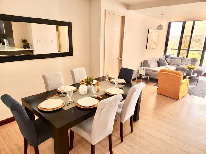 Zona 10 • Apartamento Amueblado en Renta • Edificio Veinti4