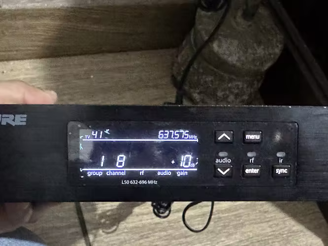 QLXD4 Shure micrófono inalámbrico 
